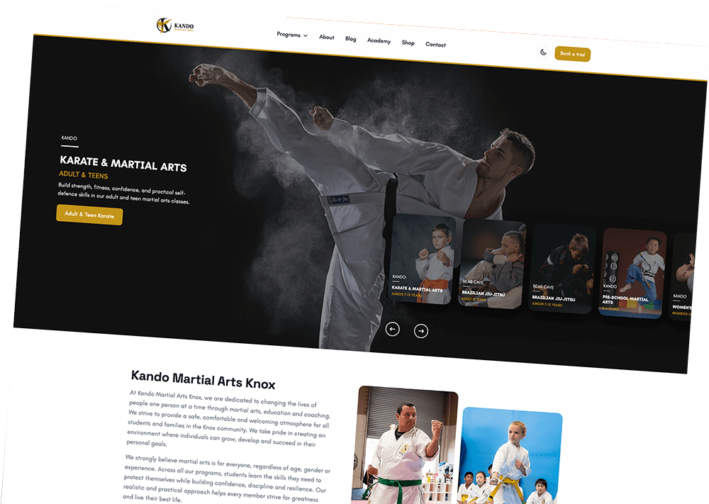 Kando Martial Arts cover